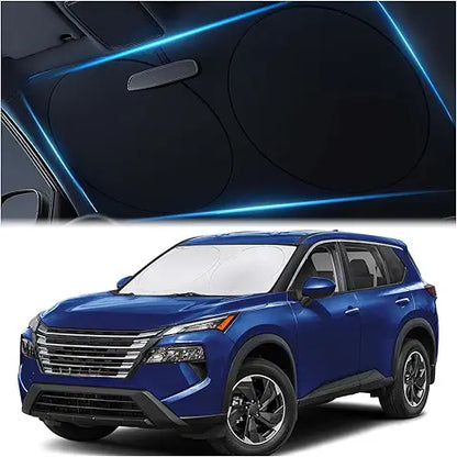 CoolCabin™ Foldable Sunshade – Fits All Cars, Keeps Interior Cool in Seconds