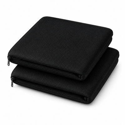 2 Premium Black Covers