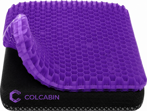Colcabin™ Honeycomb Cooling Gel Seat Cushion — Comfortable Support for Long Sitting