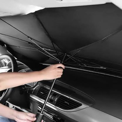 CoolCabin™ Foldable Sunshade – Fits All Cars, Keeps Interior Cool in Seconds